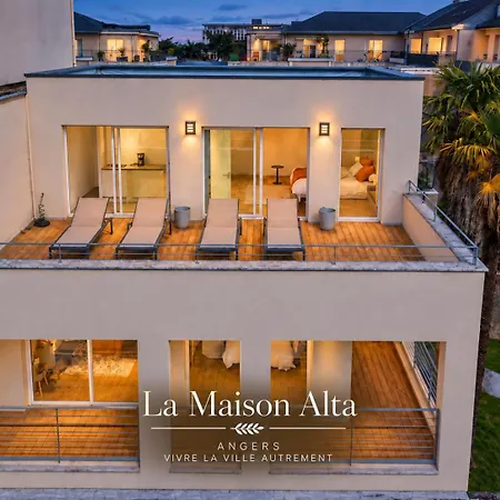 Maison Alta - Big House En - Rooftop, Garage, Jardin Et Barbecue Angers
